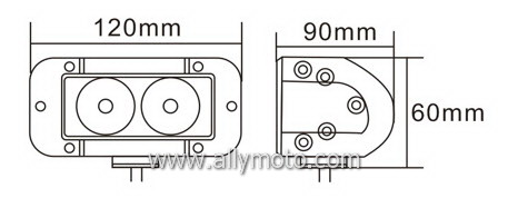 20W LED Light Bar 2064